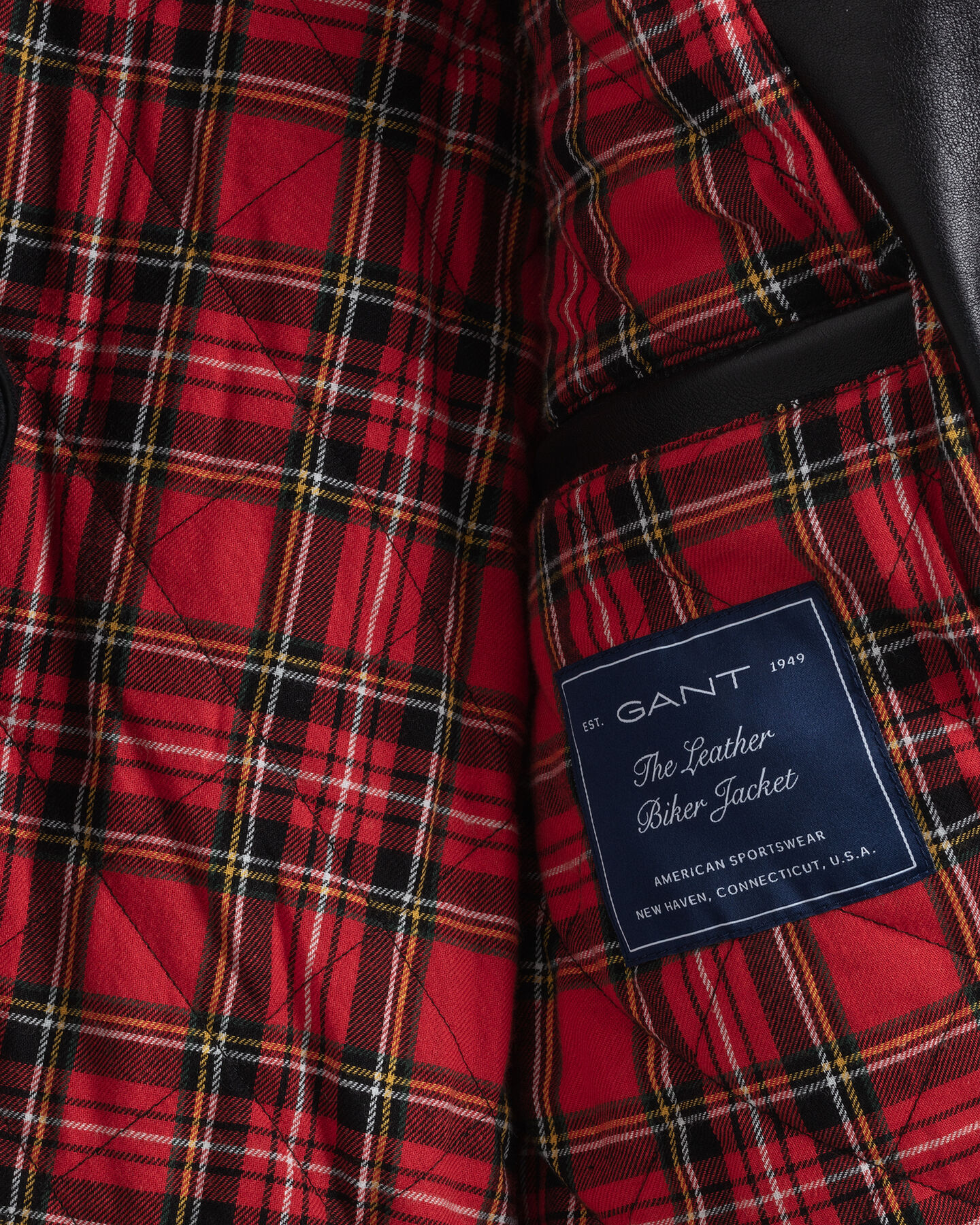 Giacca biker in pelle