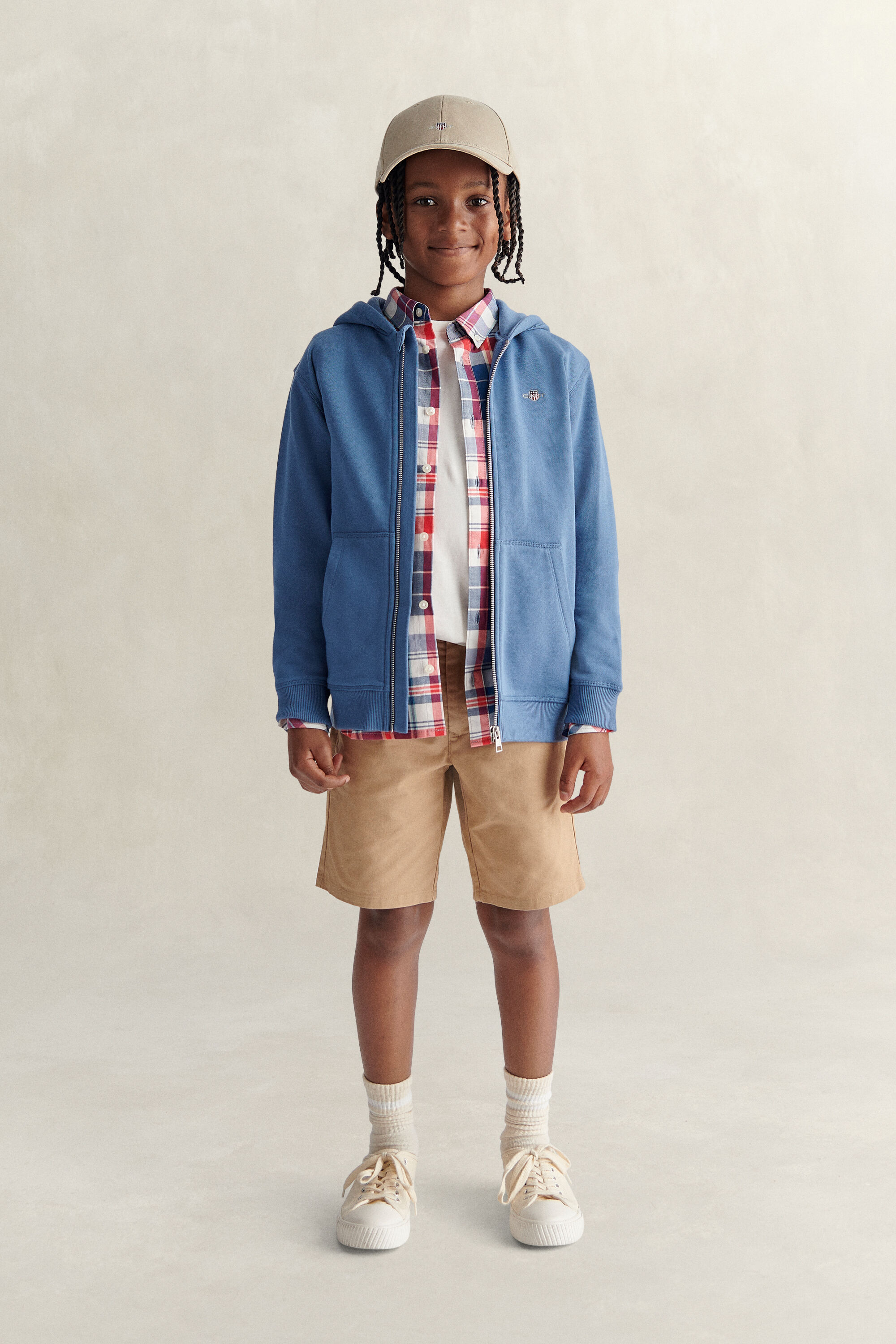 Felpa con cappuccio e zip Shield Teens