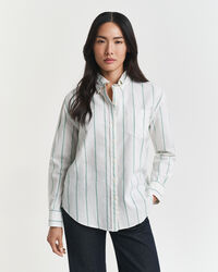 Camicia Oxford classica a righe relaxed fit