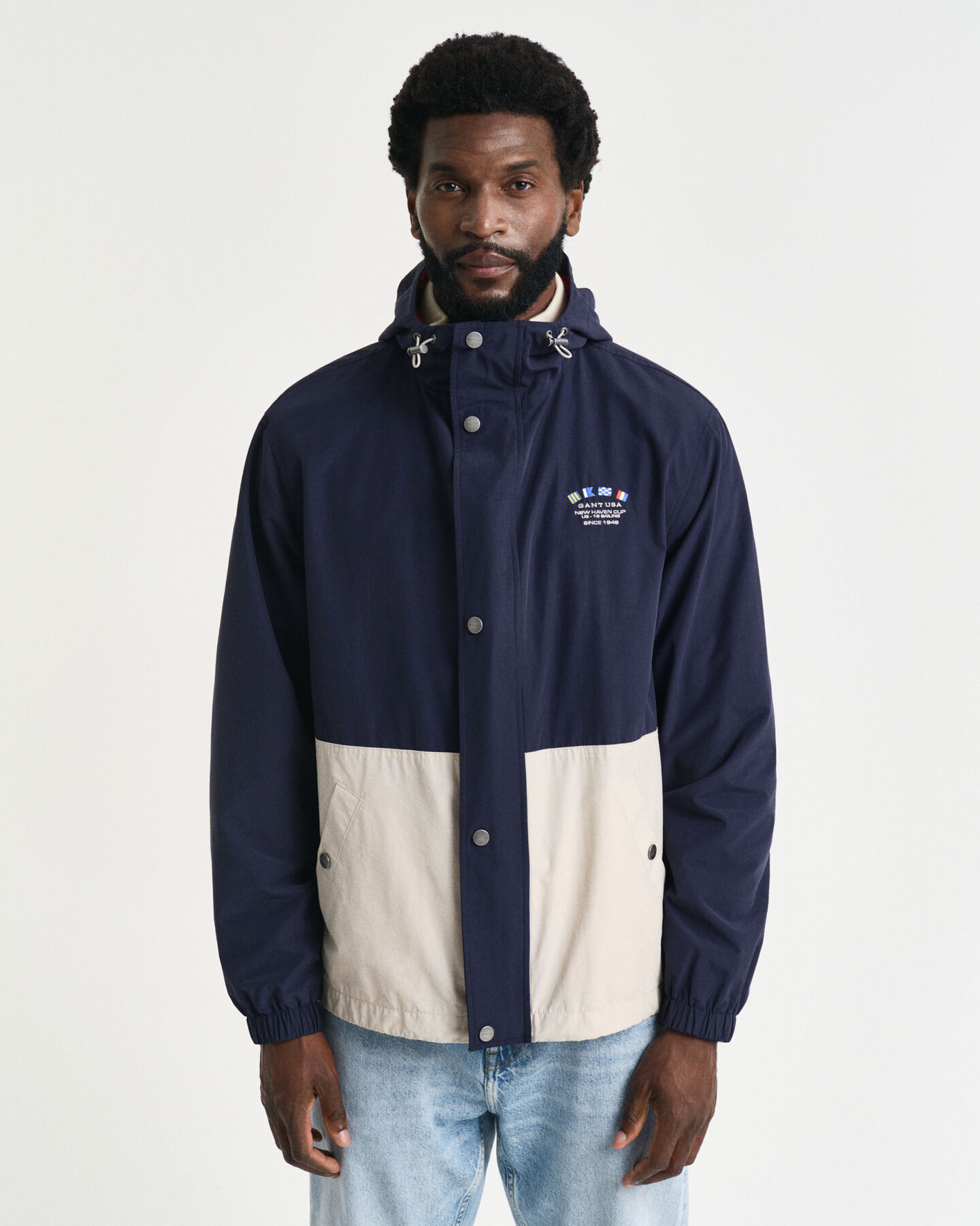 Giacca Windshielder a blocchi di colore