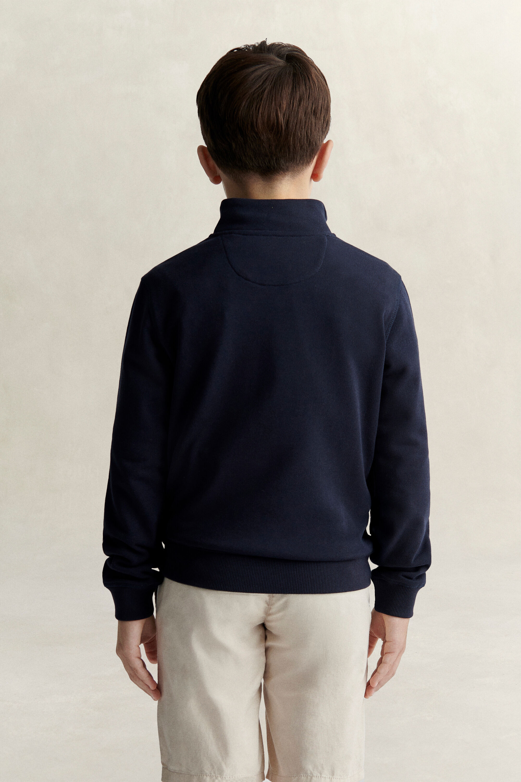 Felpa Shield con zip corta Teen Boys