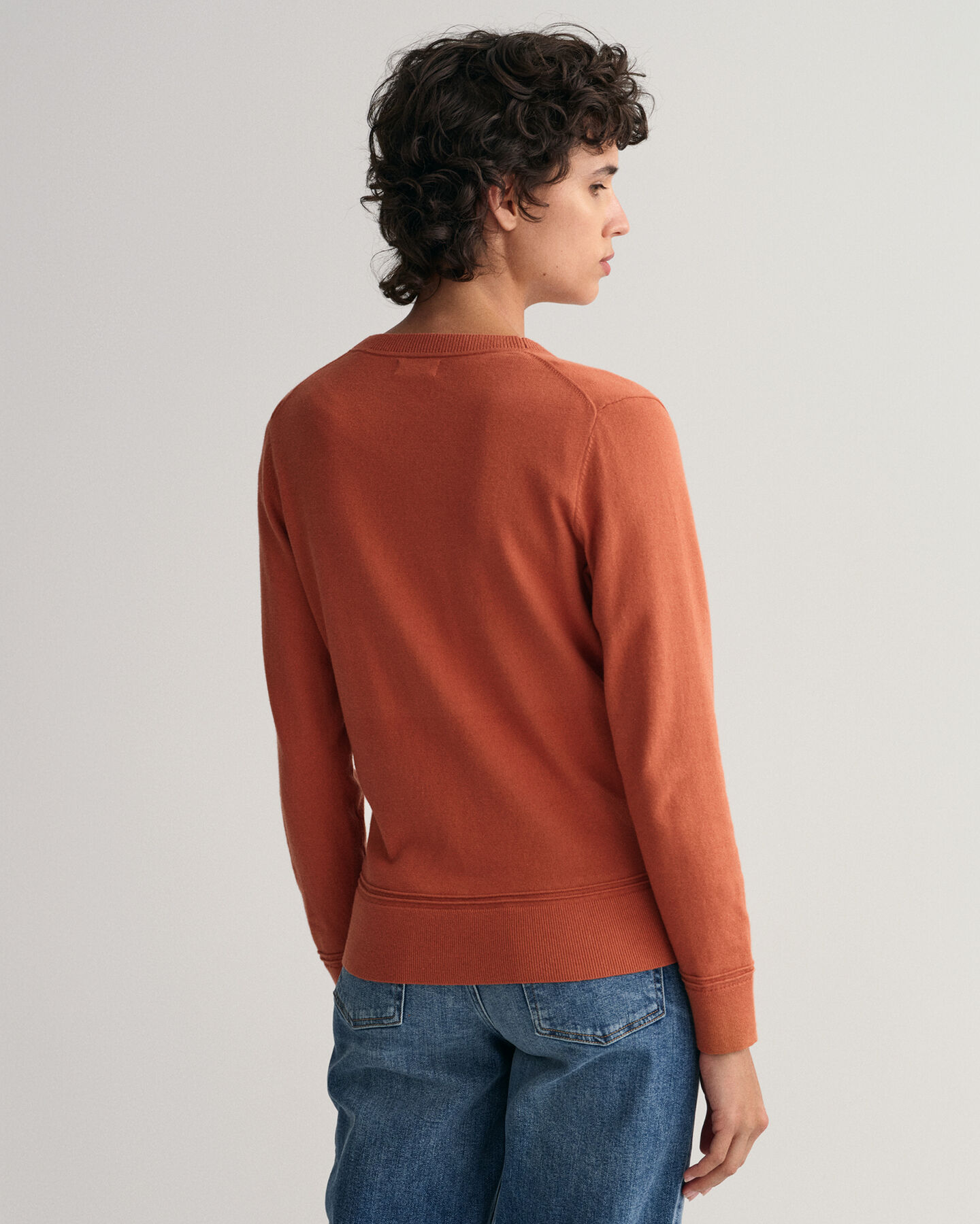 Cardigan con scollo a V in cotone leggero