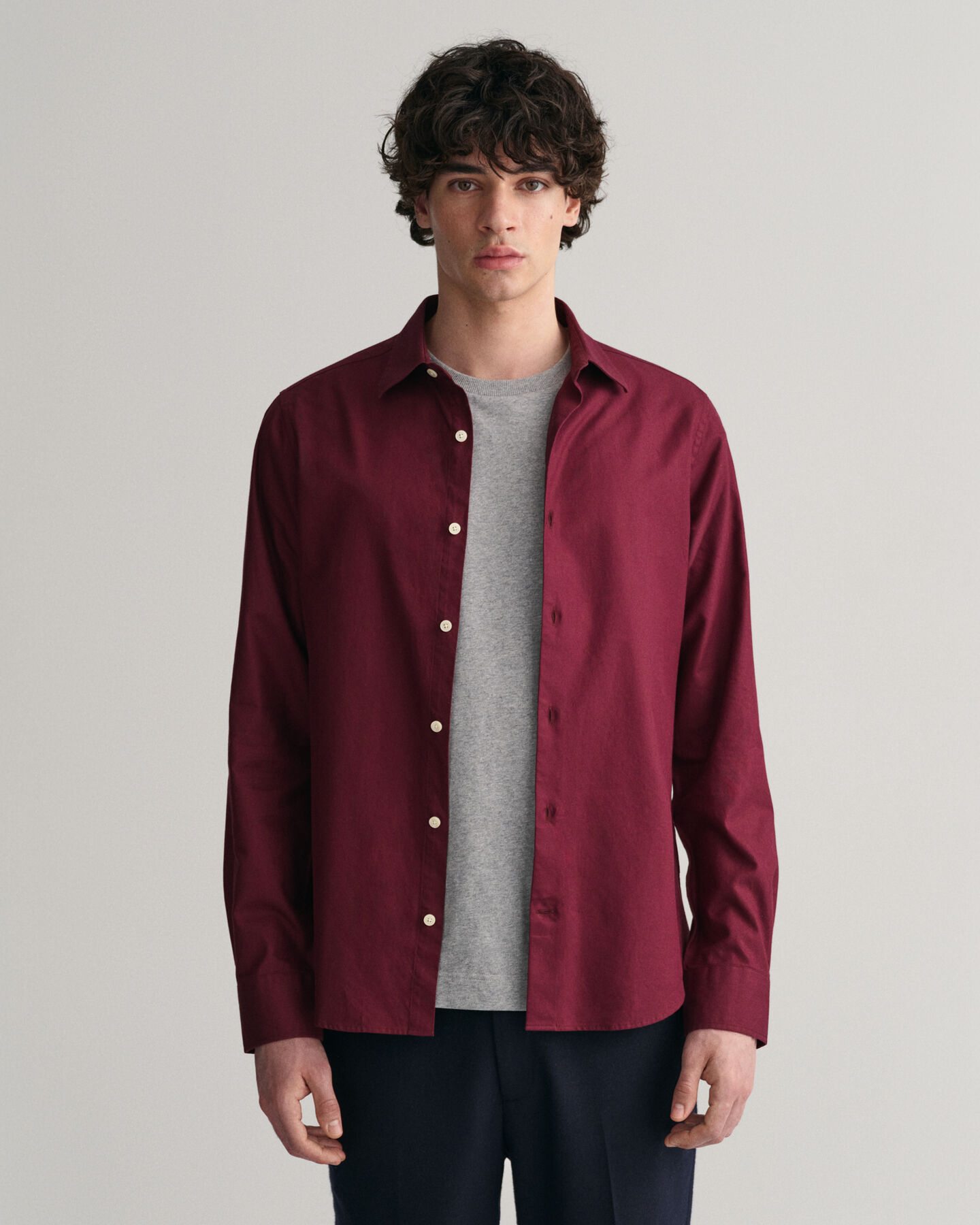 Camicia formale in twill slim fit