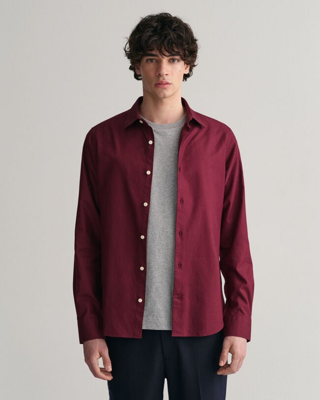 Camicia formale in twill slim fit