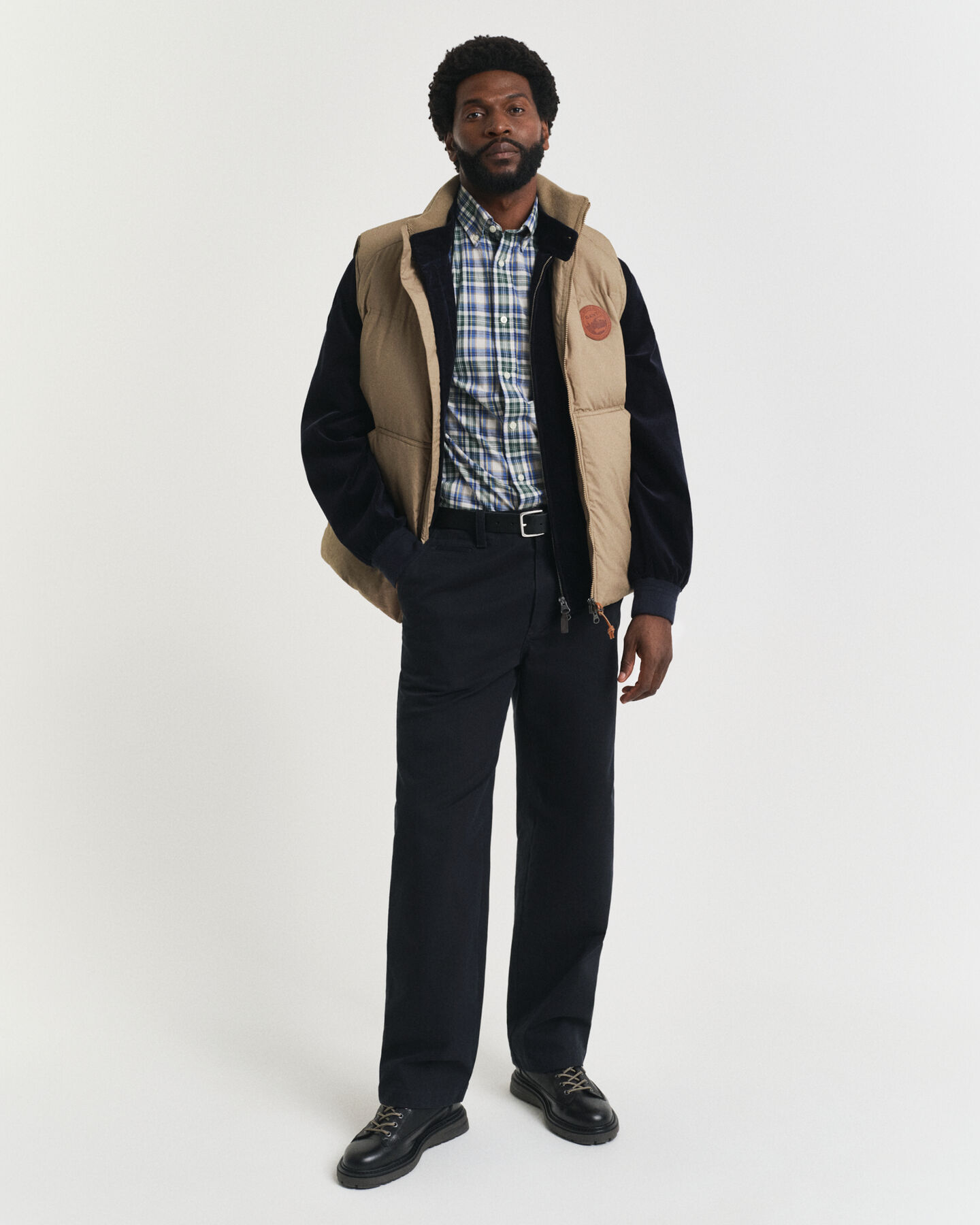 Camicia in popeline Archive a quadri regular fit