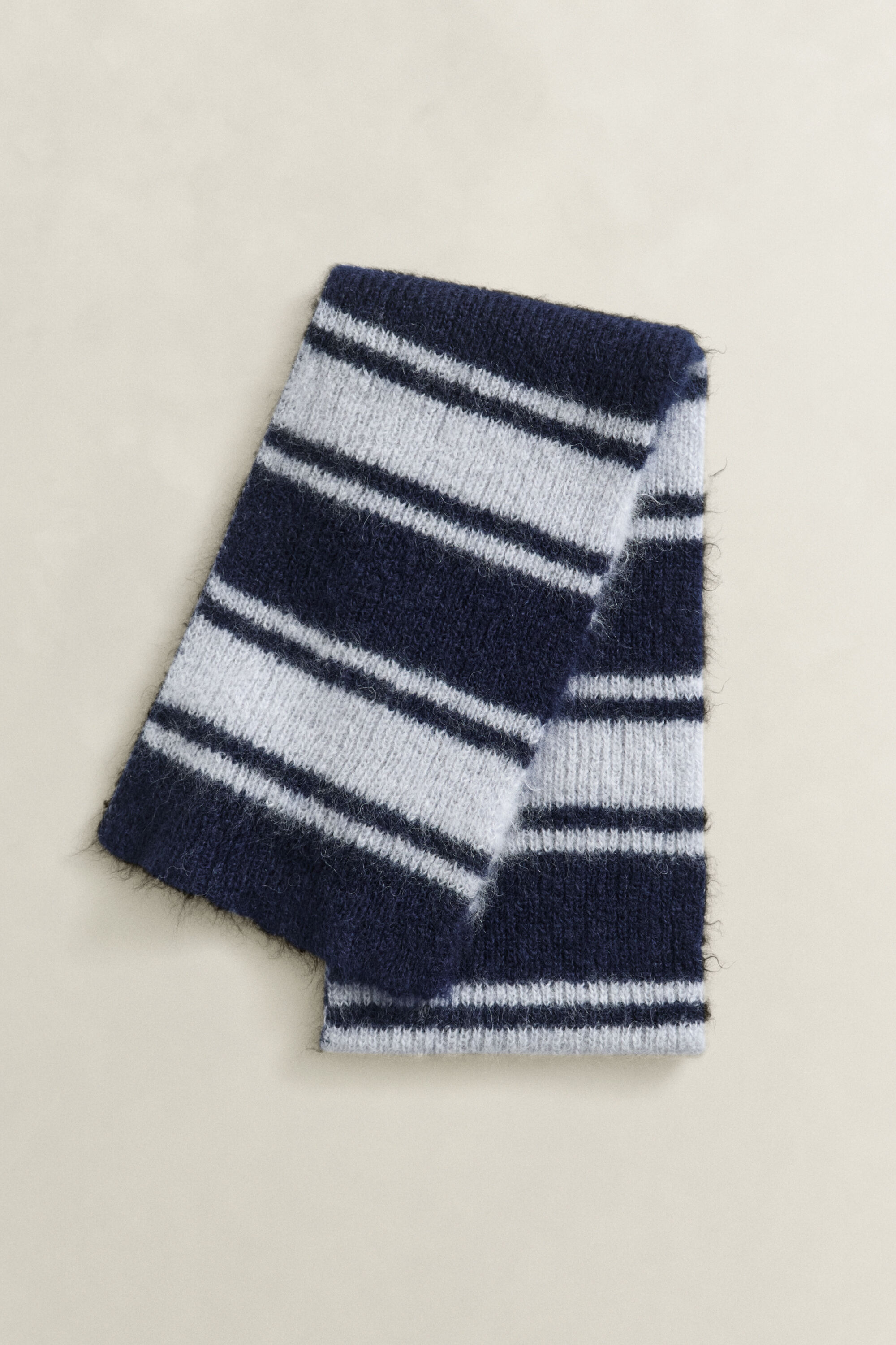 Sciarpa in mohair a righe