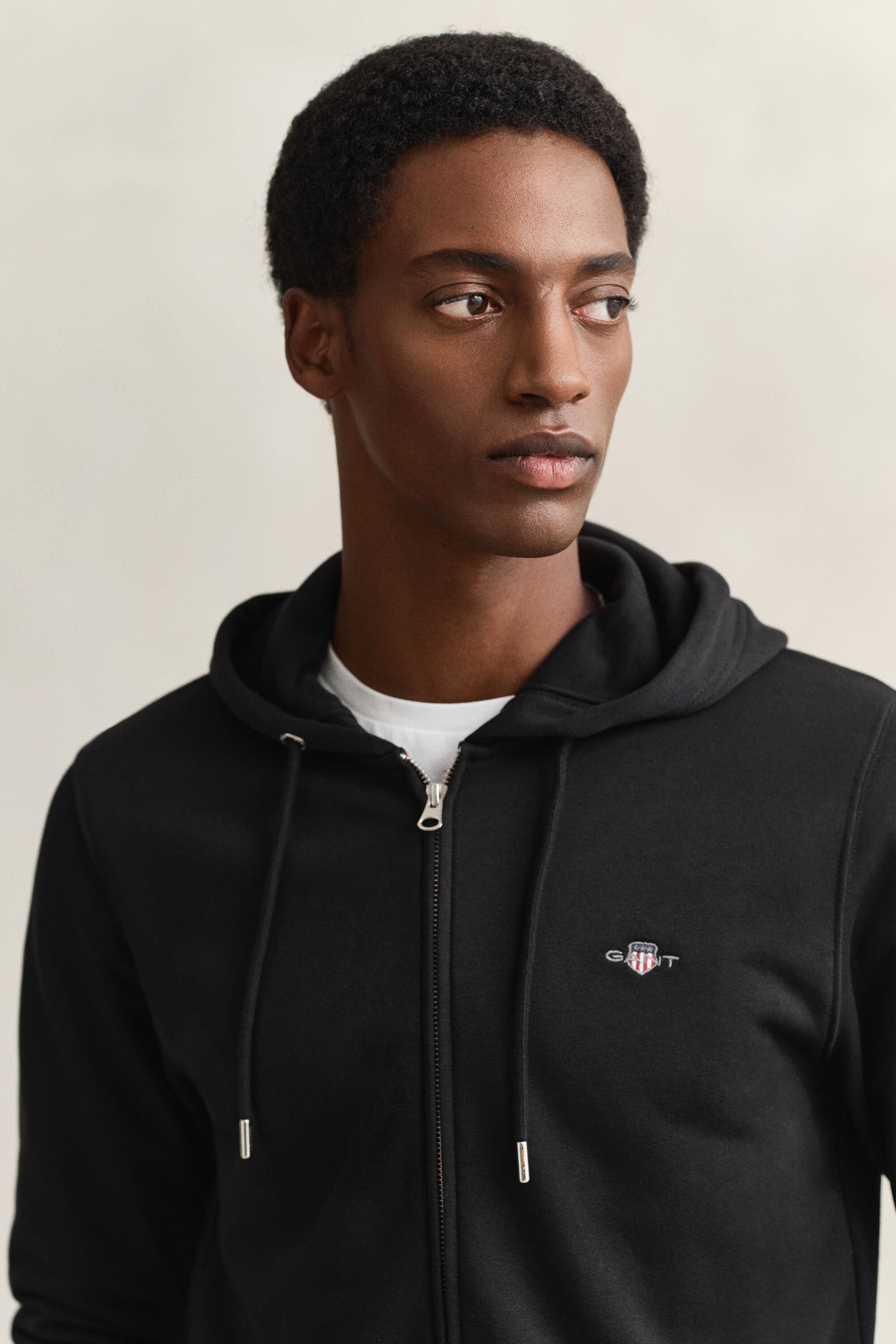 Felpa con cappuccio Shield con zip