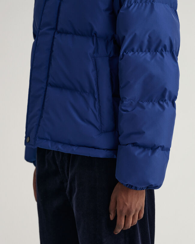 Giacca imbottita a blocchi di colore