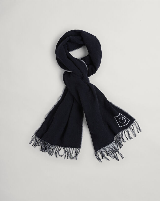 Sciarpa in lana double-face