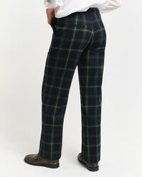 Pantaloni per abito a quadri gamba dritta