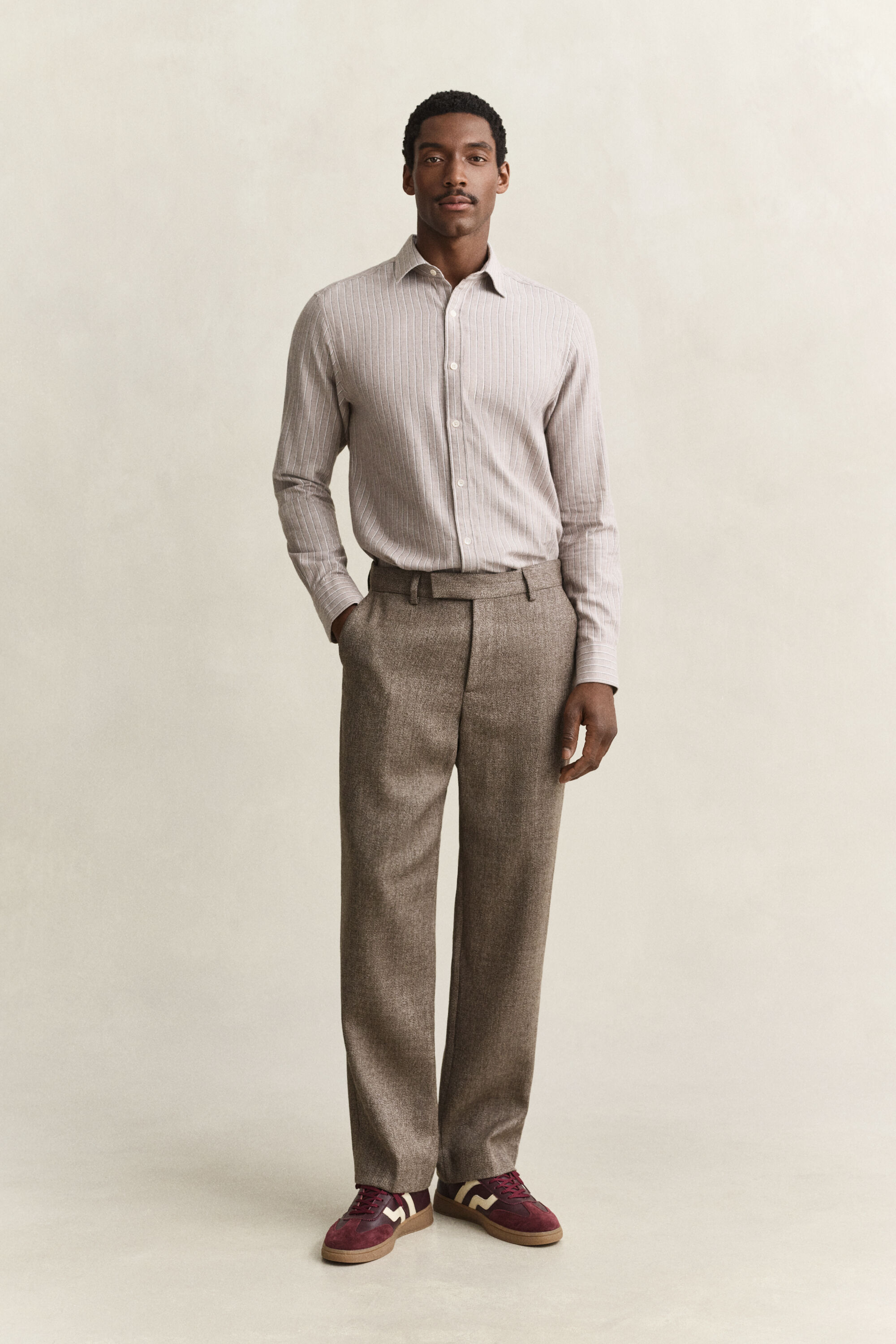 Pantaloni in lana mélange