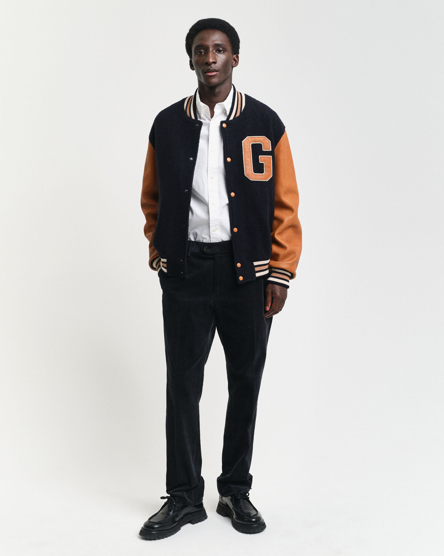 Camicia classica in popeline slim fit