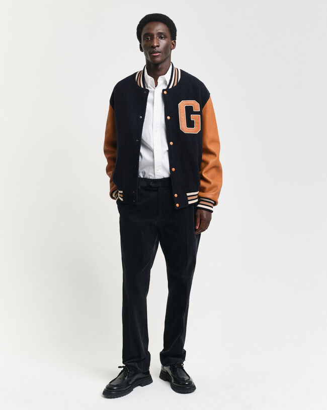 Camicia classica in popeline slim fit