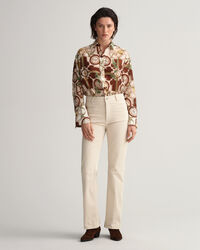 Camicia American Luxe in misto seta-cotone relaxed fit