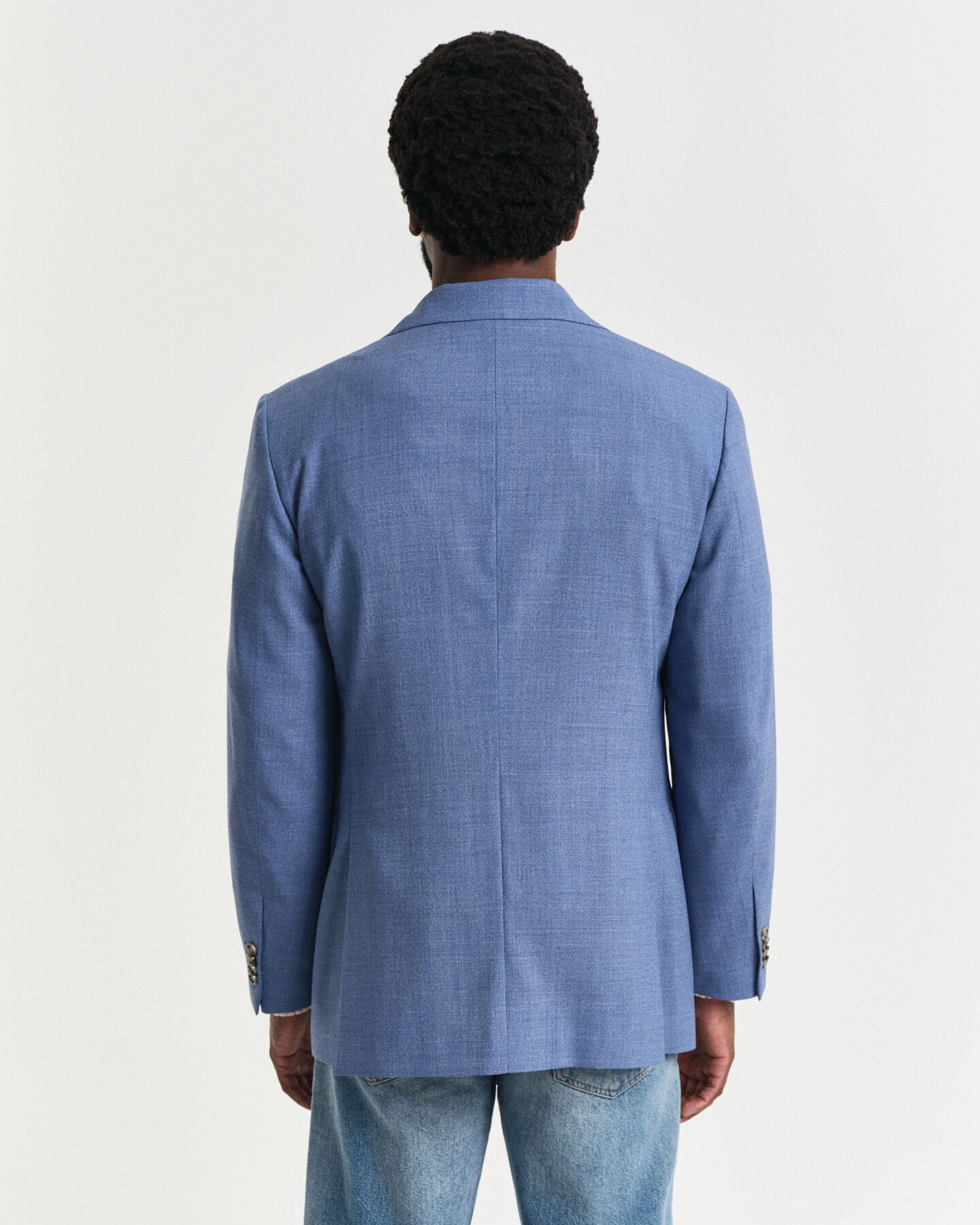 Giacca da abito in lana mouliné regular fit