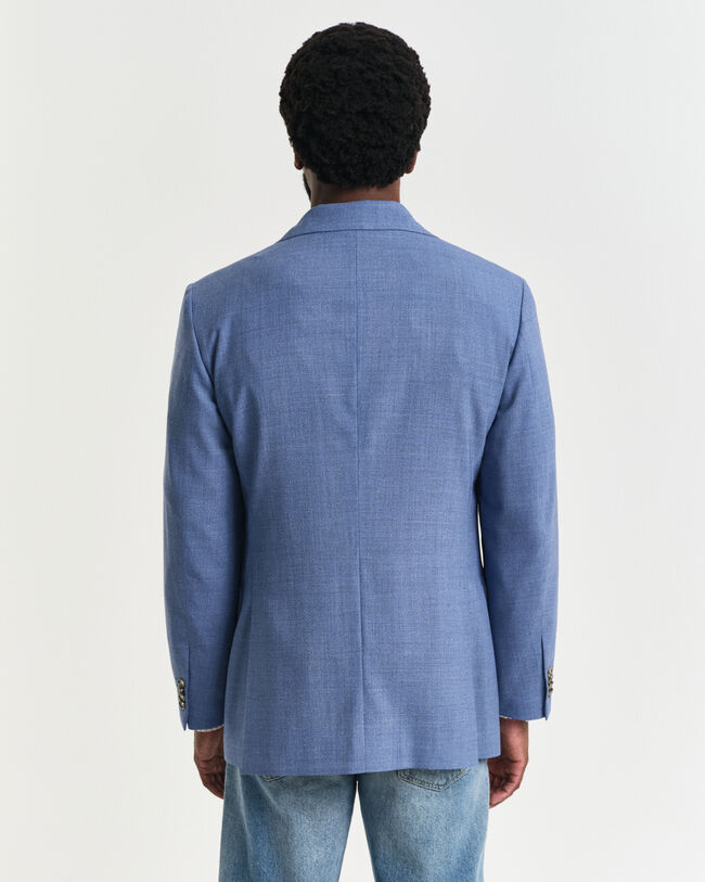 Giacca da abito in lana mouliné regular fit