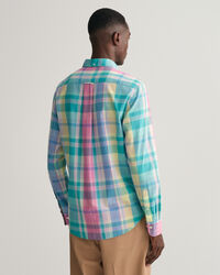 Camicia in madras colorata regular fit