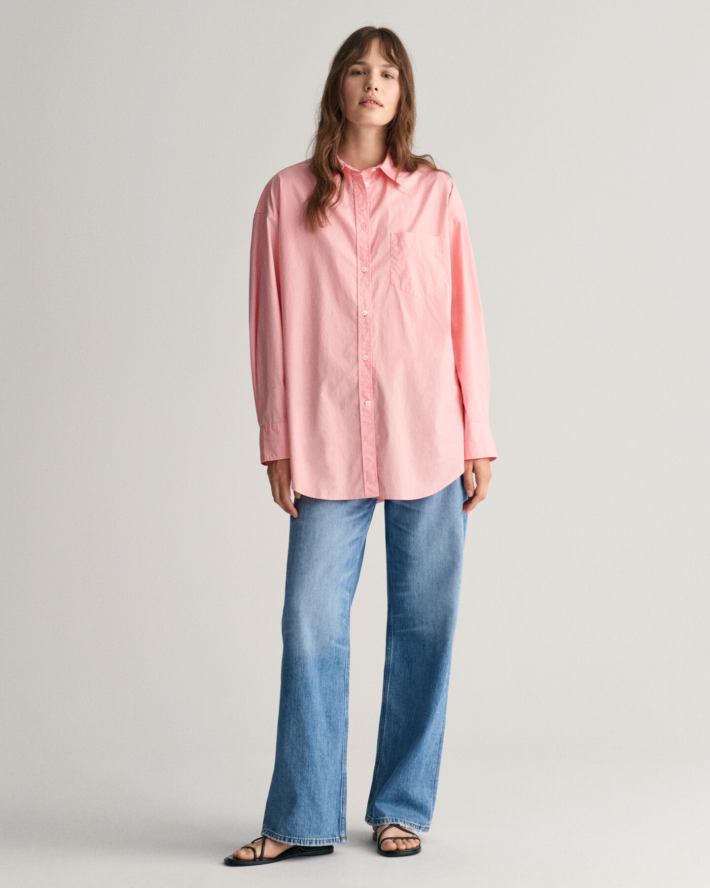 Camicia in popeline oversize