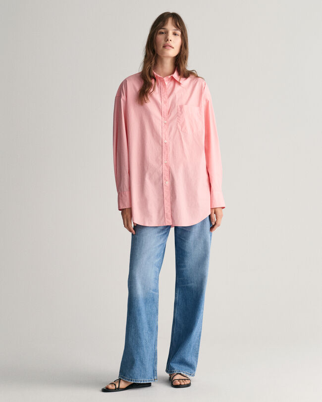 Camicia in popeline oversize