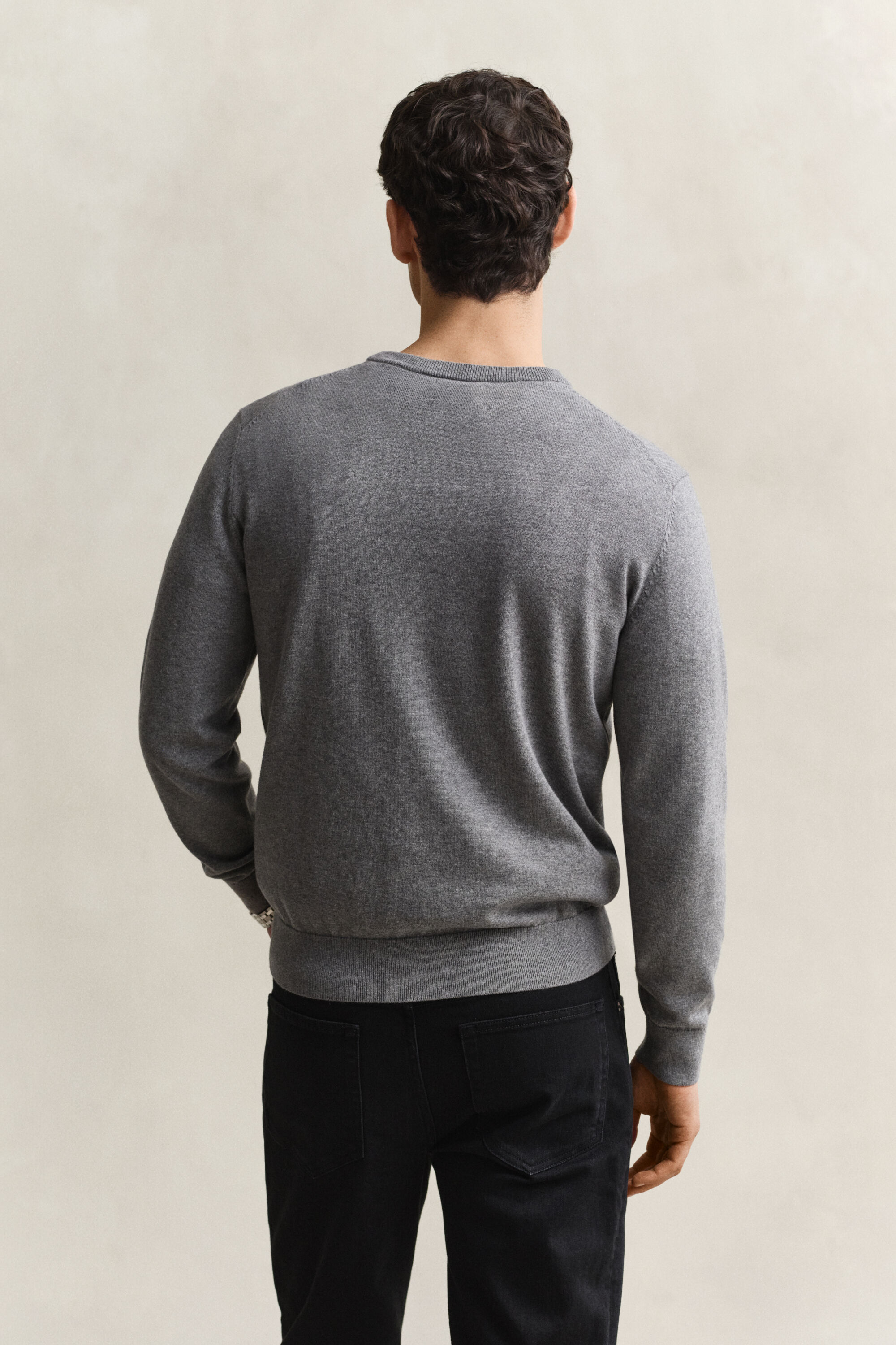 Maglia girocollo in cotone
