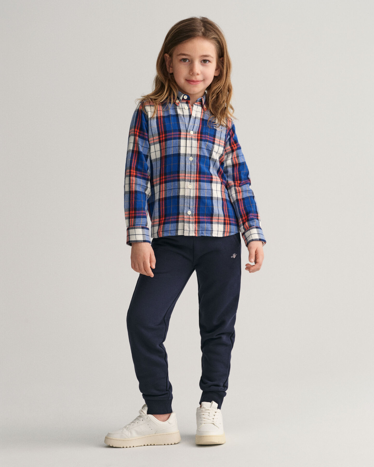 Camicia in flanella a quadri regular fit Kids
