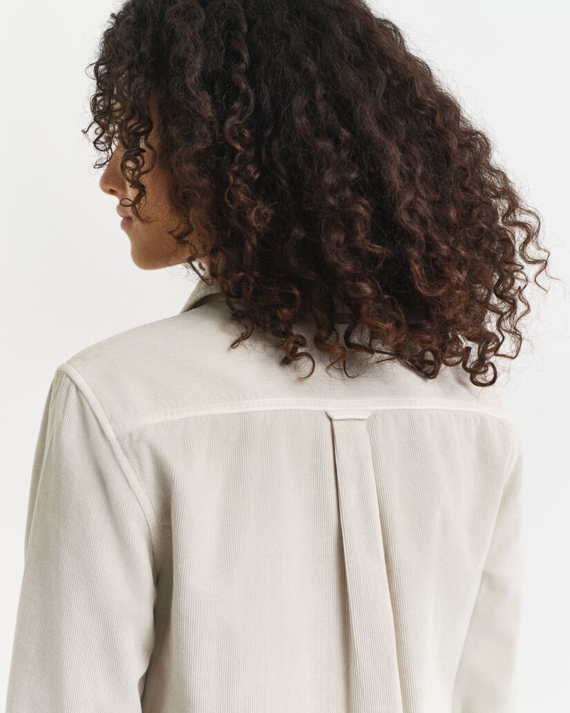 Camicia in velluto a coste regular fit