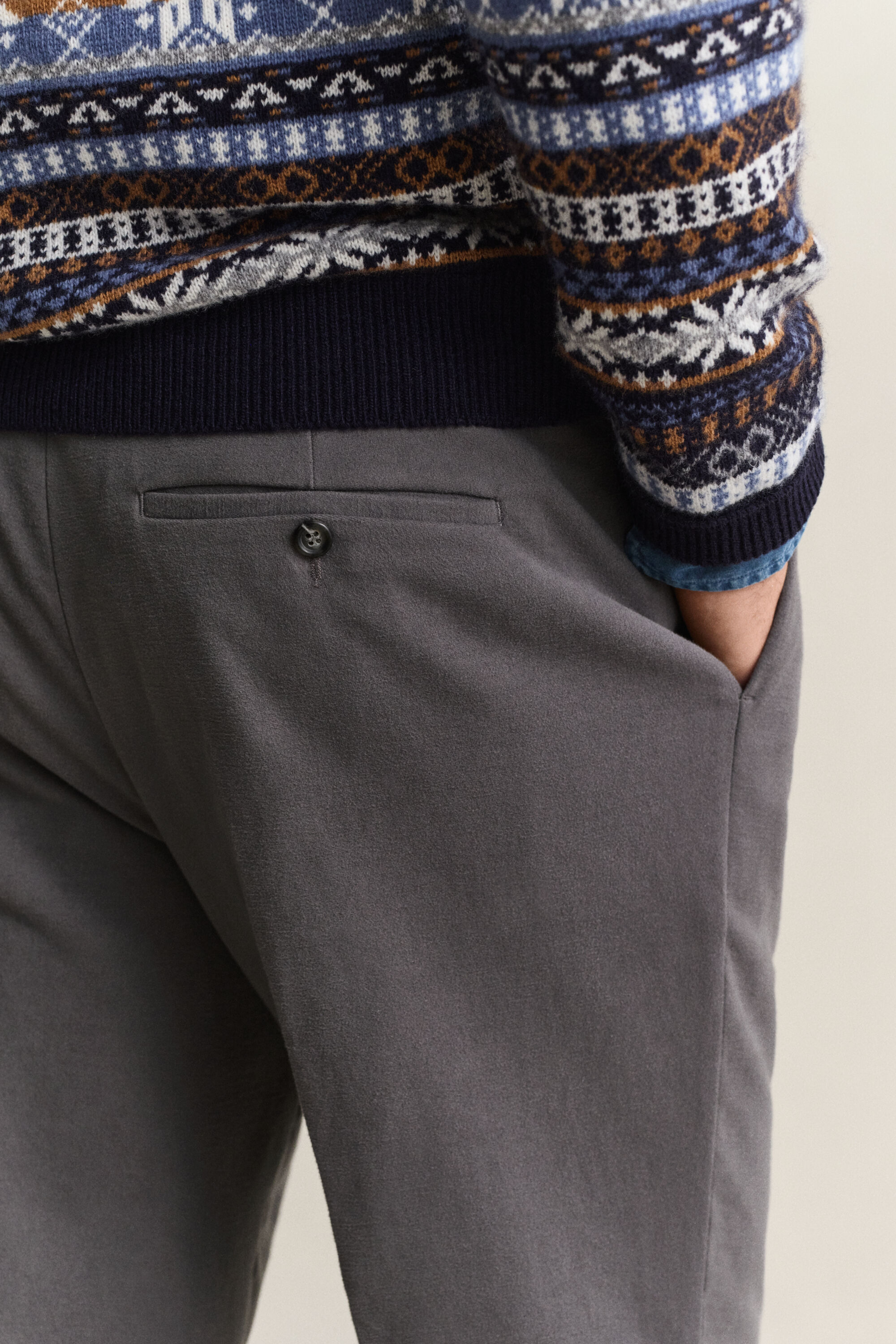 Pantaloni da abito in moleskin