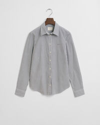 Camicia in popeline a righe slim fit