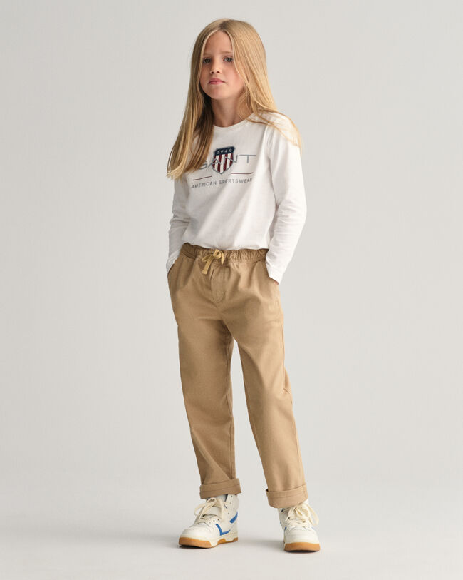 Pantaloni in tessuto pull-on Kids