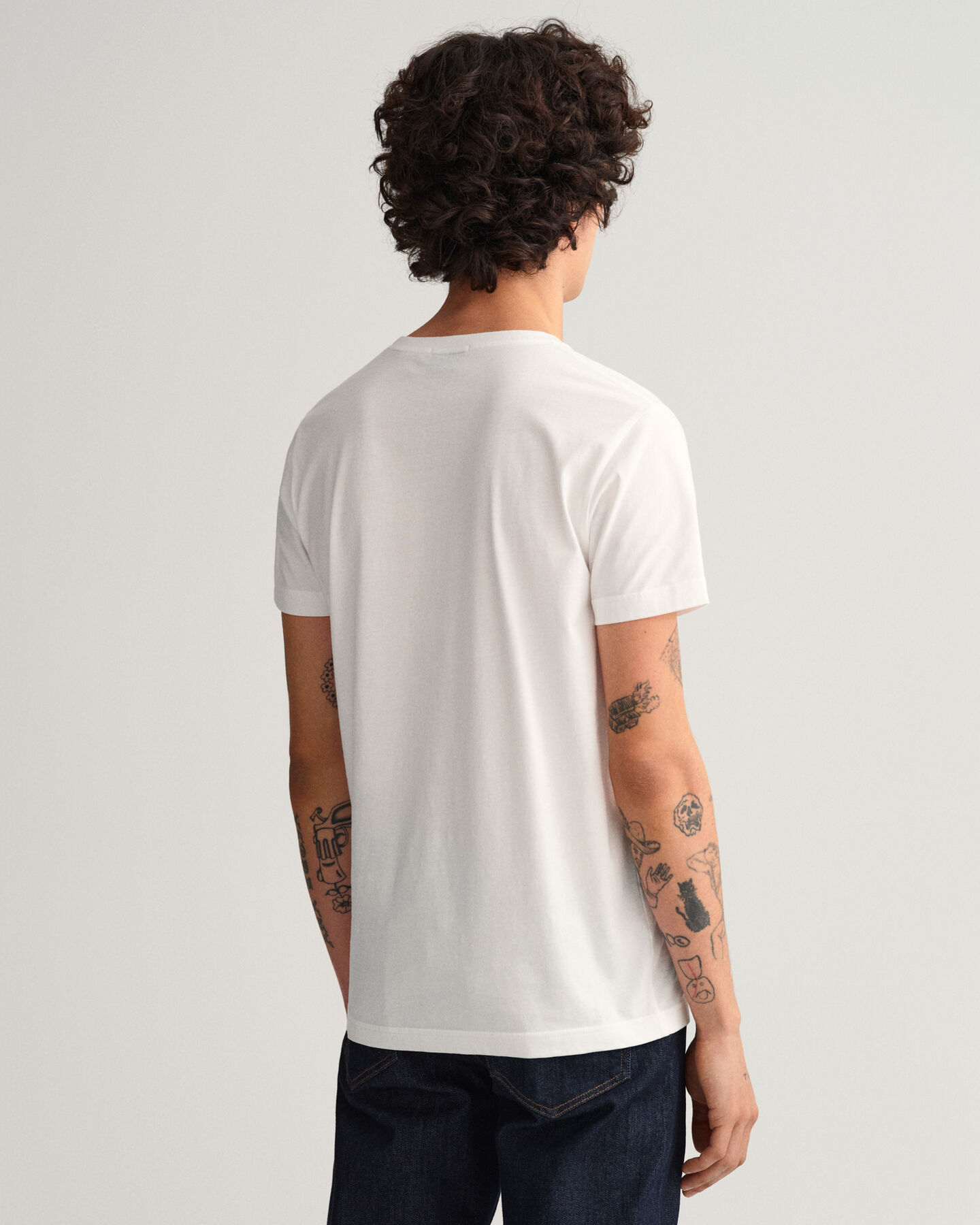T-shirt Original con scollo a V slim fit