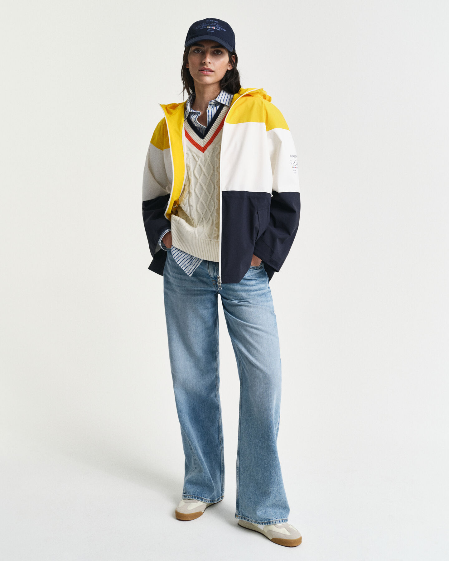 Giacca Sailing a blocchi di colore