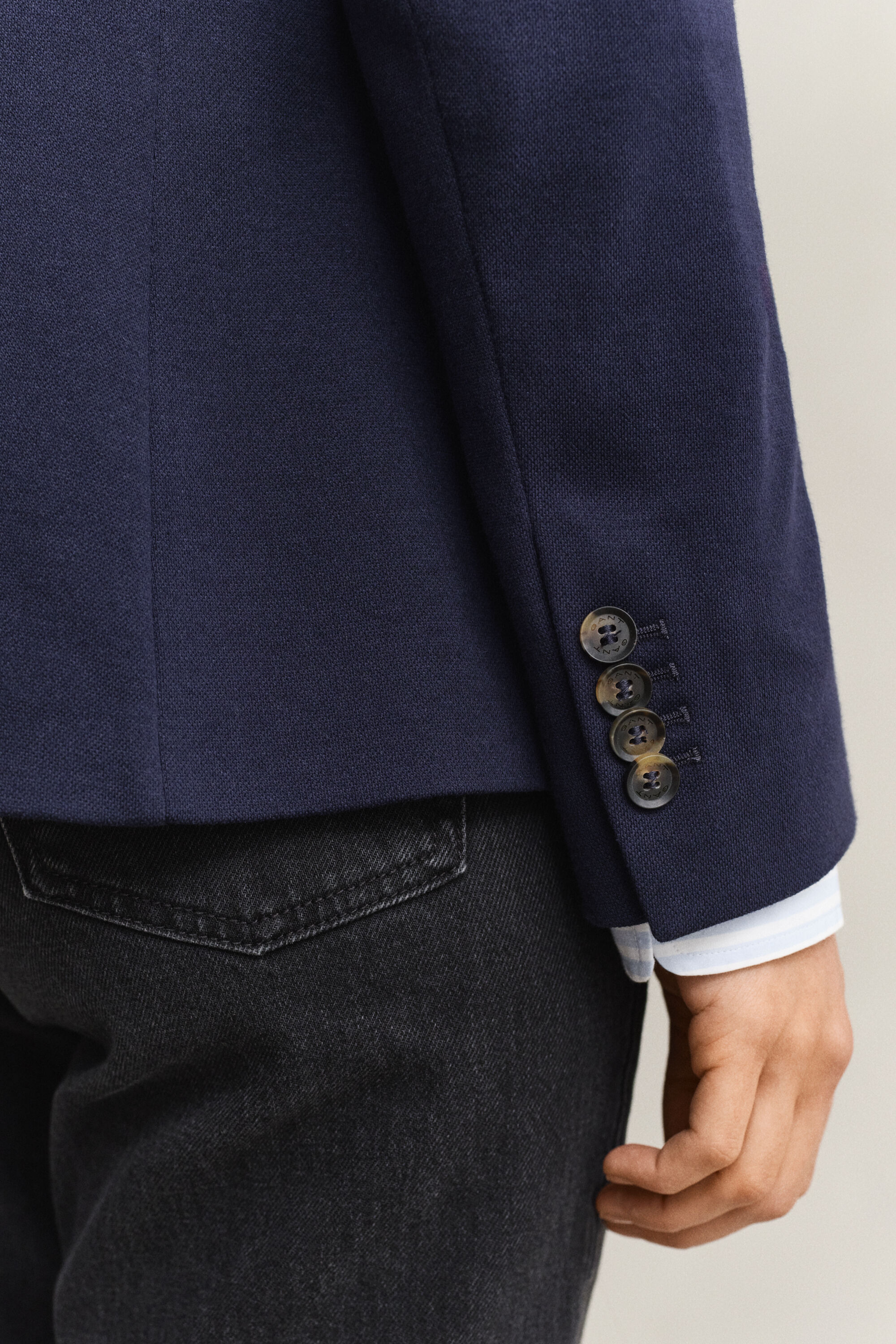 Blazer in piqué