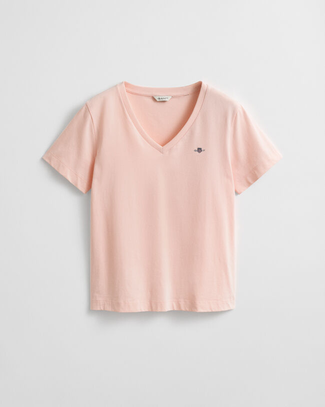 T-shirt Shield con scollo a V