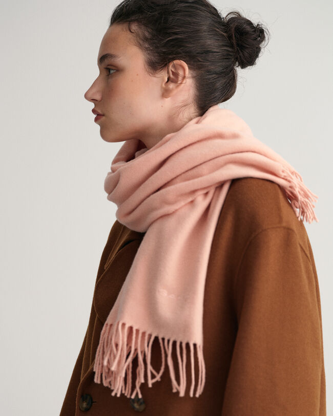 Sciarpa in lana a tinta unita