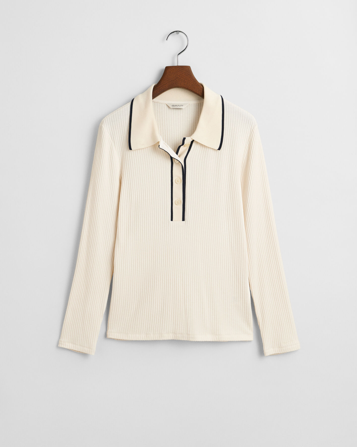 Polo maniche lunghe a coste