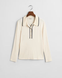 Polo maniche lunghe a coste