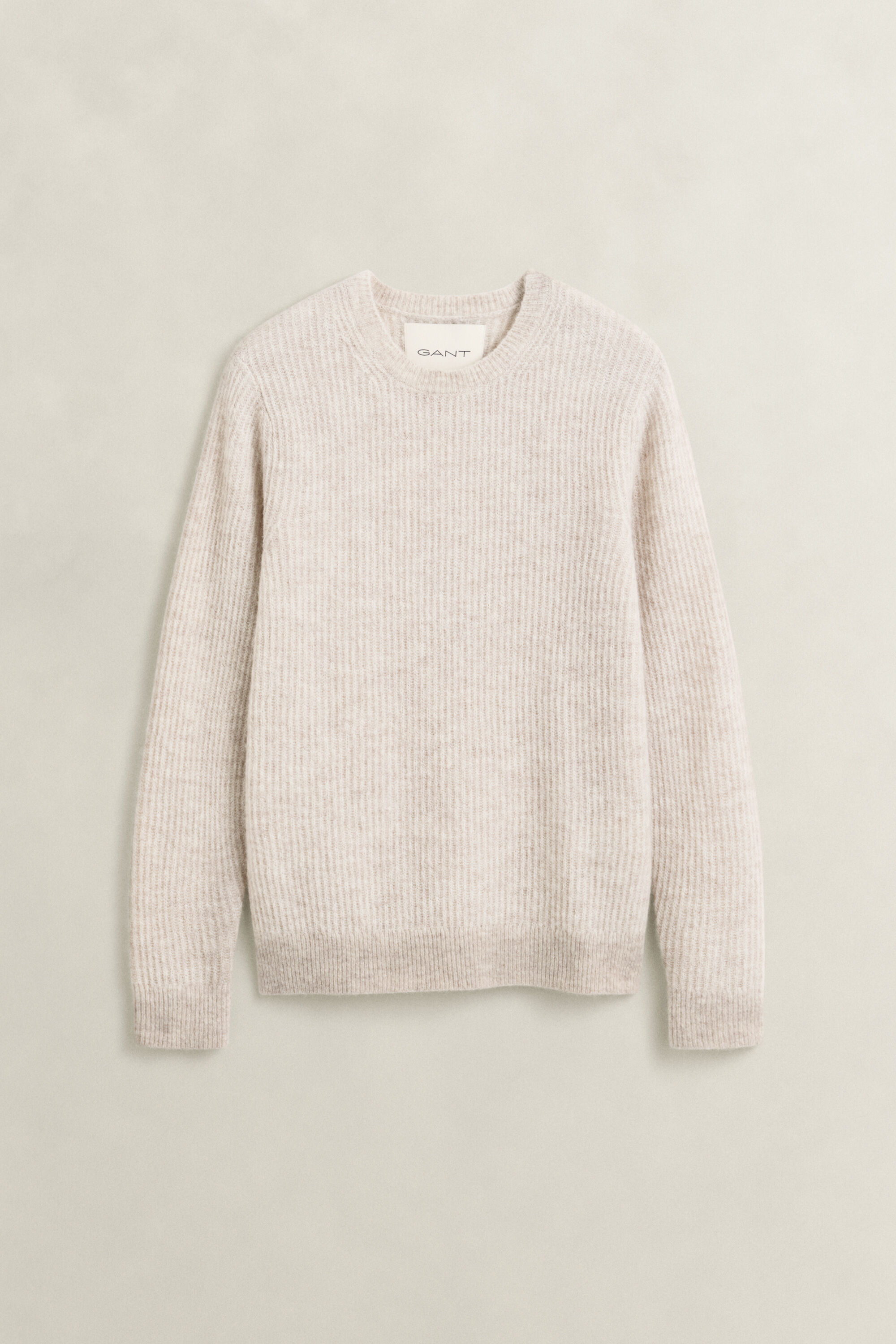 Maglia girocollo in misto lana d’alpaca