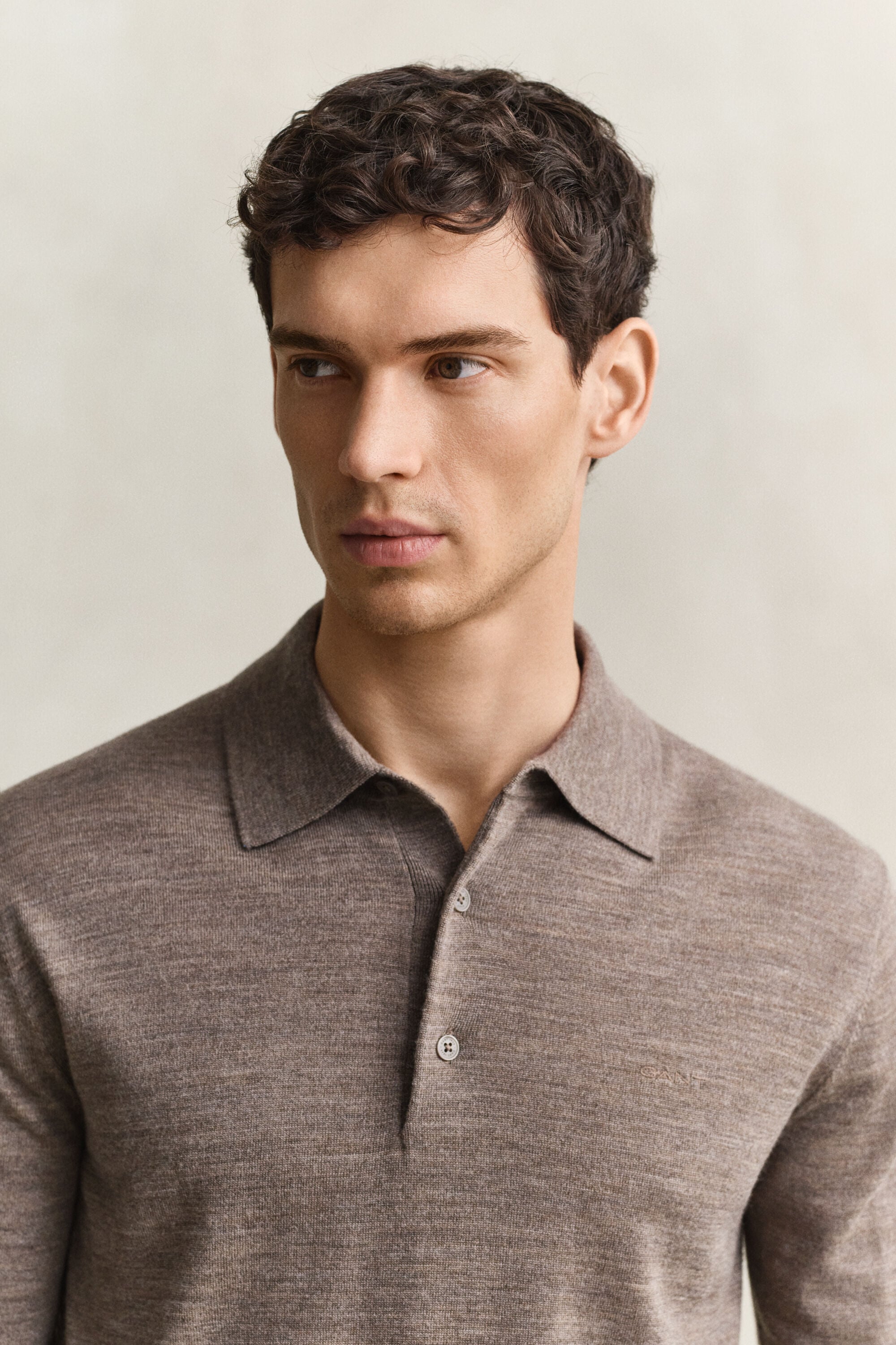 Polo in finissima lana merino
