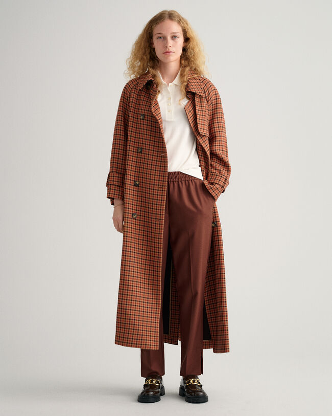 Pantaloni pull-on stretti in fondo