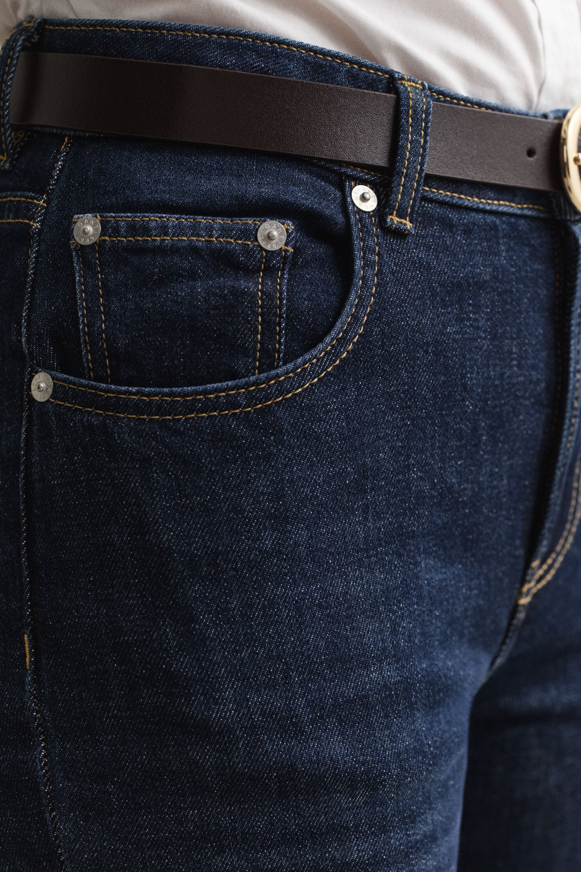 Jeans elasticizzati con gamba dritta
