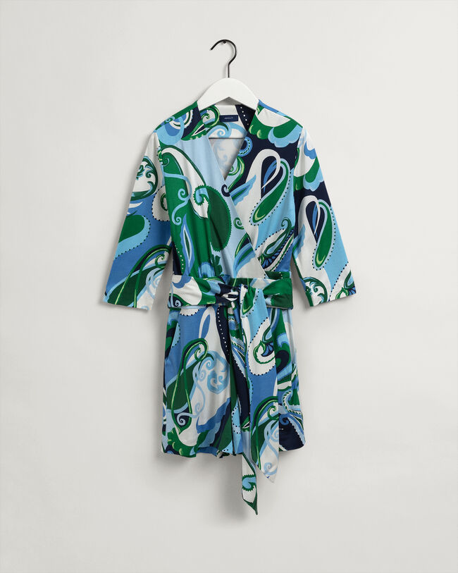 Tuta playsuit corta con motivo cachemire