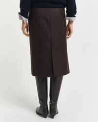 Gonna midi longuette in misto lana