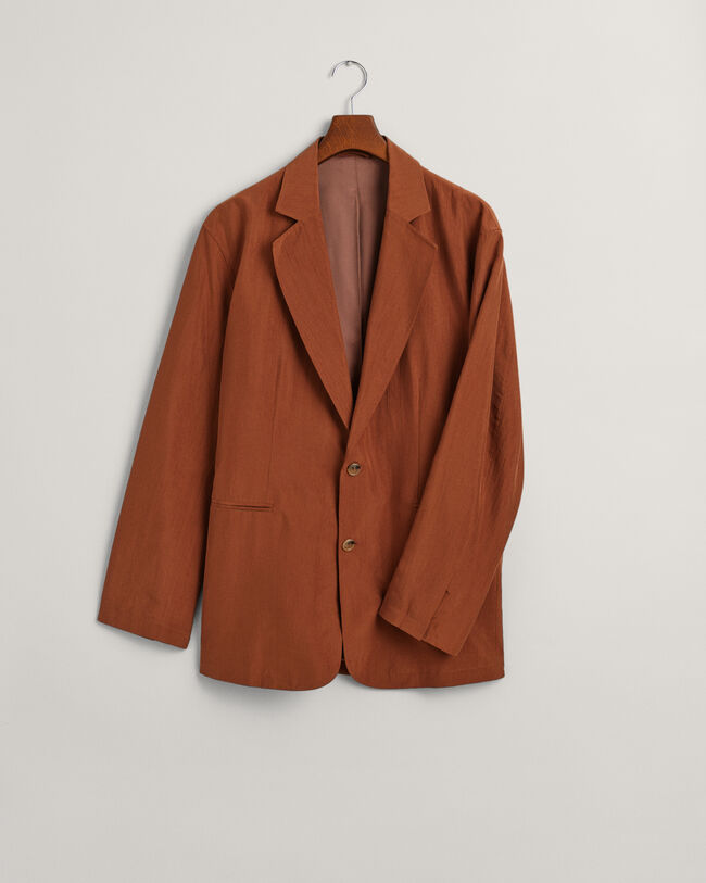 Blazer da abito in seta relaxed fit