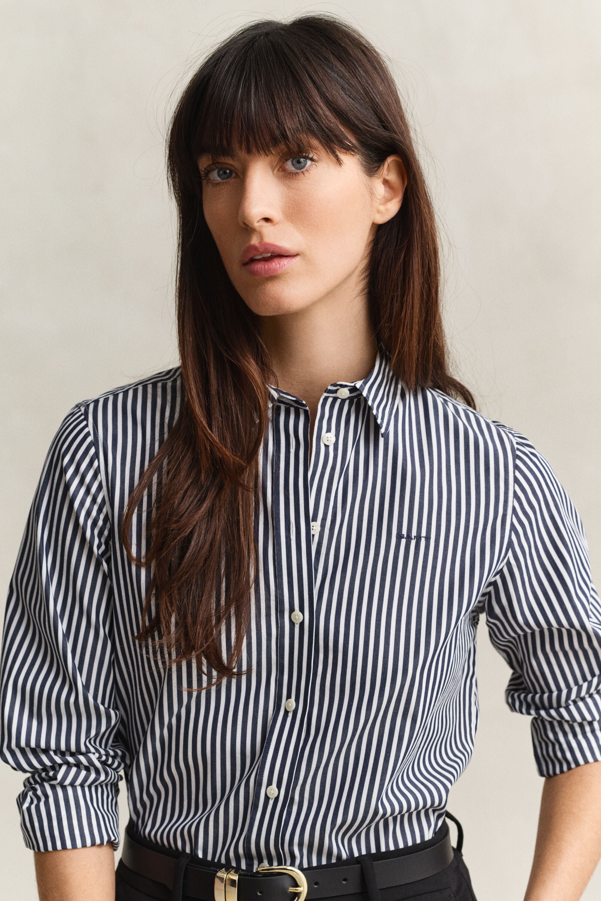 Camicia in popeline a righe Classic regular