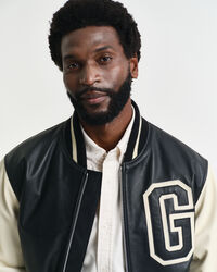 GANT Varsity Jacket in pelle