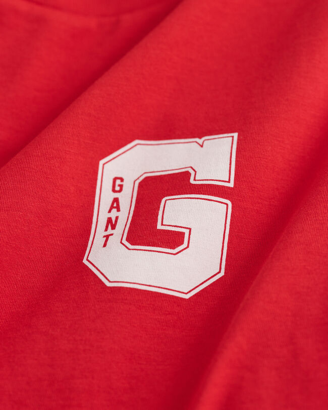 T-shirt girocollo G a maniche lunghe