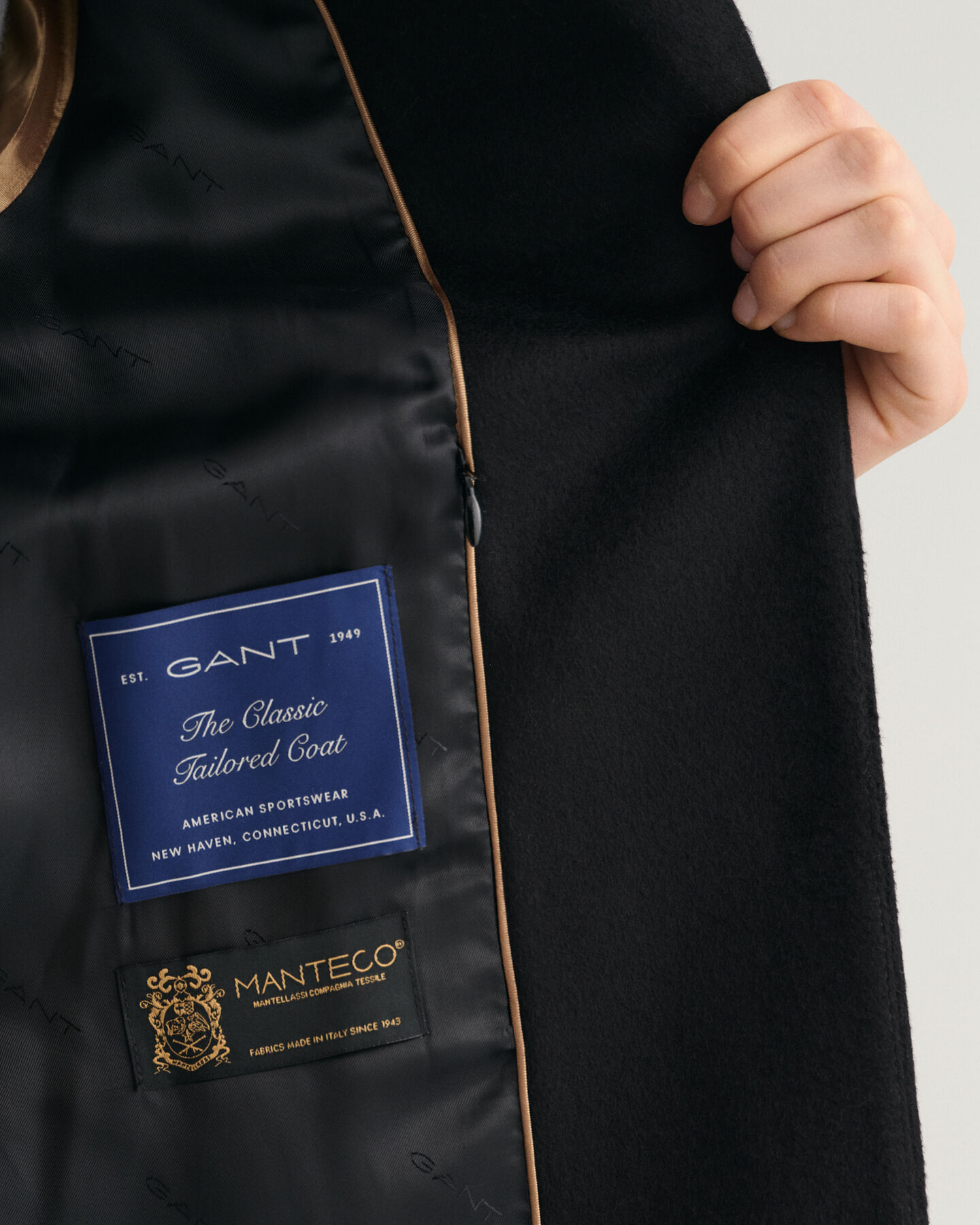 Capotto sartoriale in misto lana