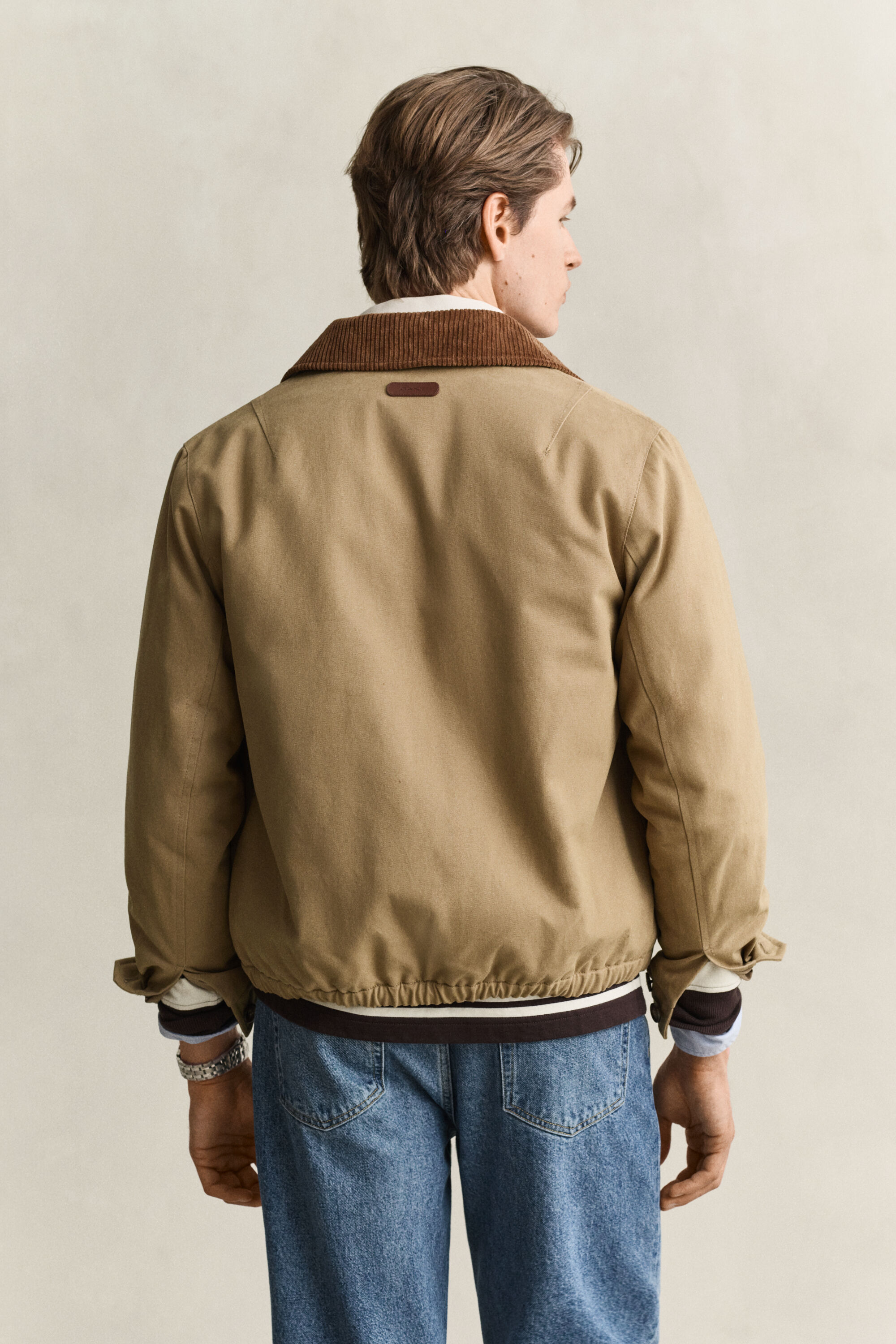 Giacca Harrington in moleskin