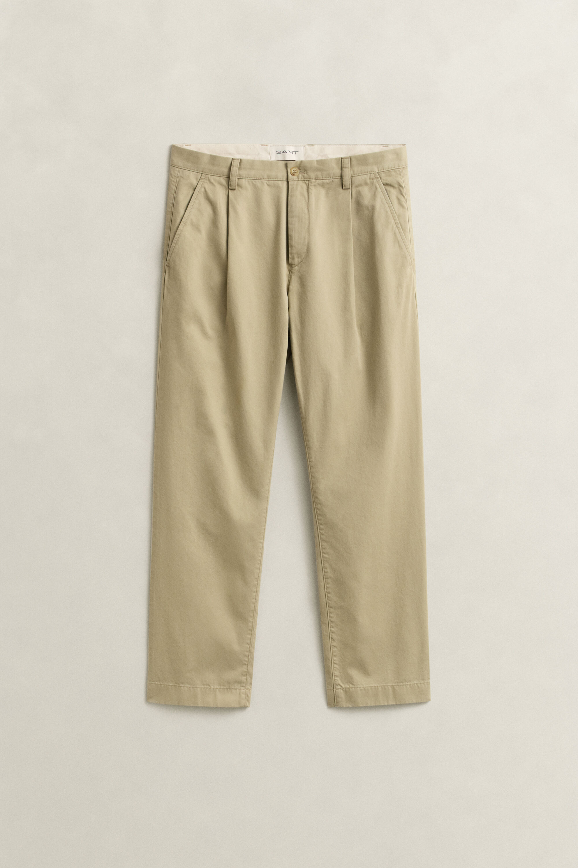 Pantaloni chino in twill di cotone regular fit