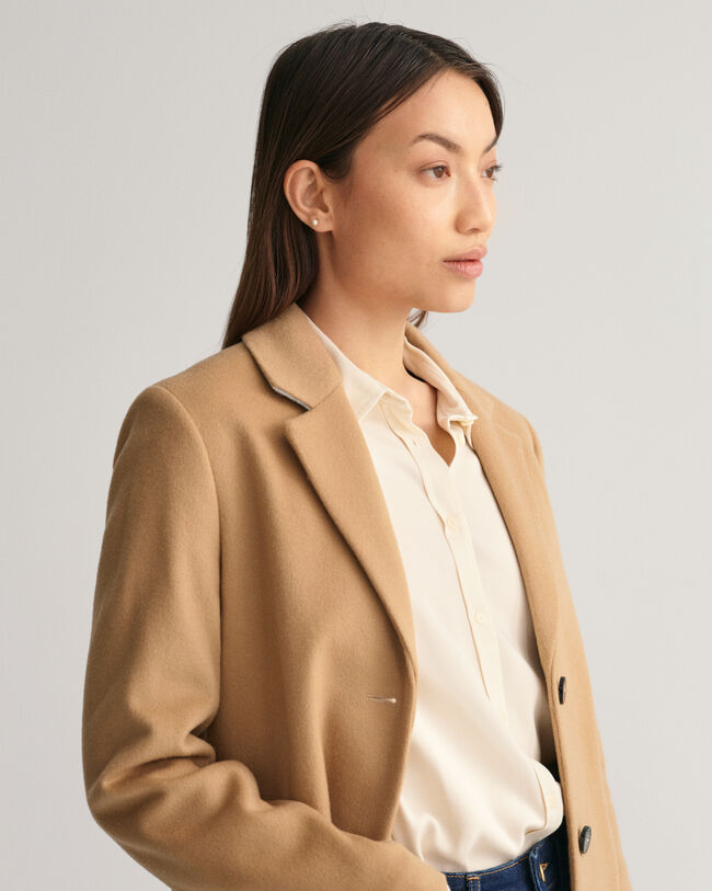 Capotto sartoriale in misto lana